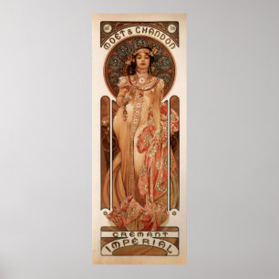 Poster Alphons Mucha Cremant imperial