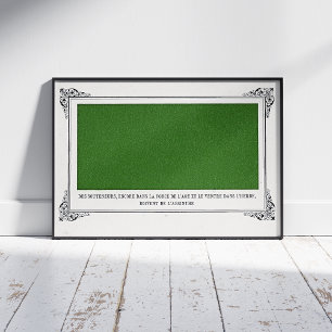 Poster Alphonse Allais, April Fools, Green, Abstrato Art