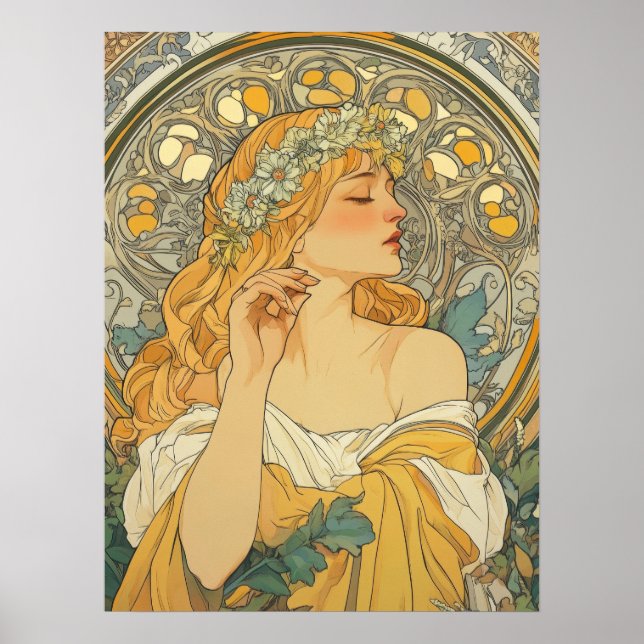 Poster Alphonse Mucha (Frente)