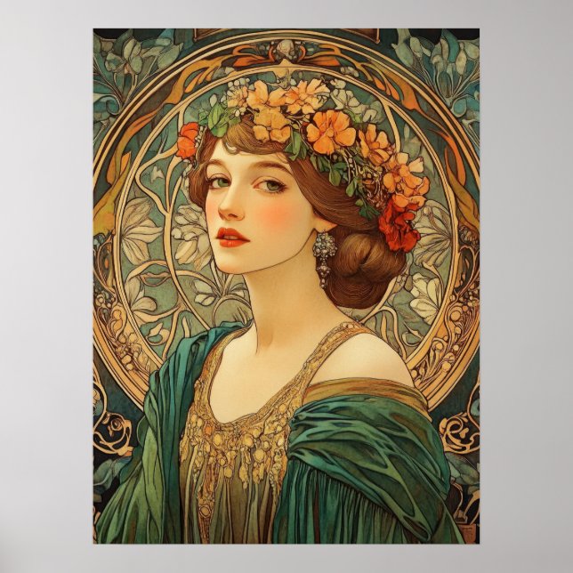 Poster Alphonse Mucha (Frente)