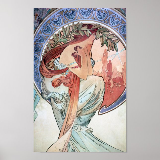 Poster Alphonse Mucha (Frente)