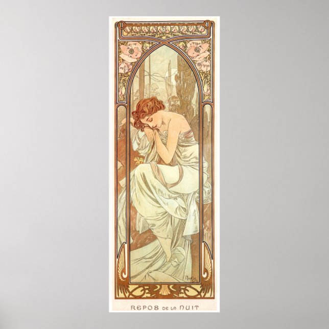 Poster Alphonse Mucha (Frente)