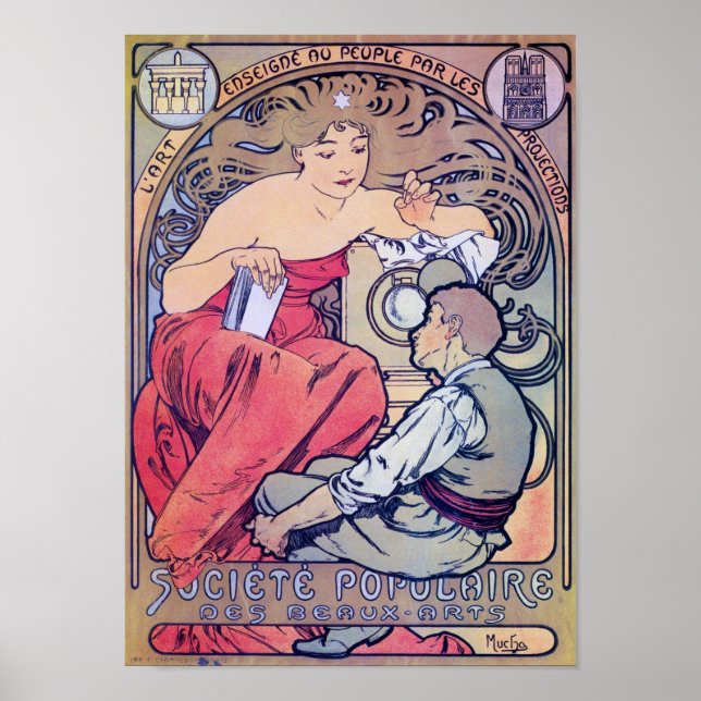 Poster Alphonse Mucha (Frente)