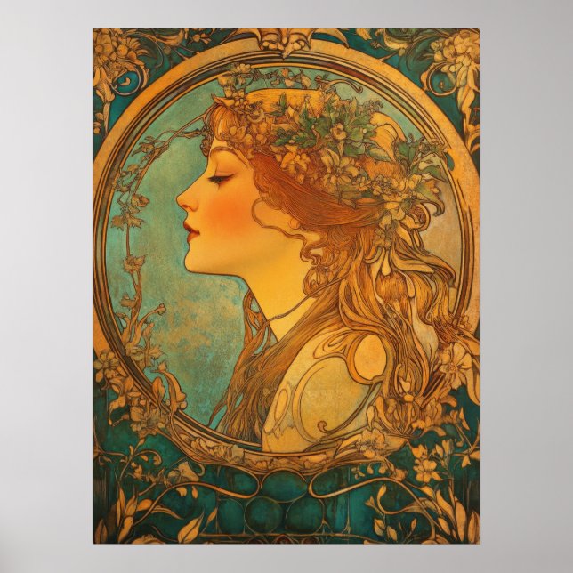 Poster Alphonse Mucha (Frente)