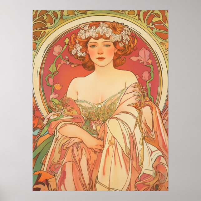 Poster Alphonse Mucha (Frente)