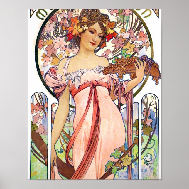 Poster Alphonse Mucha (Frente)