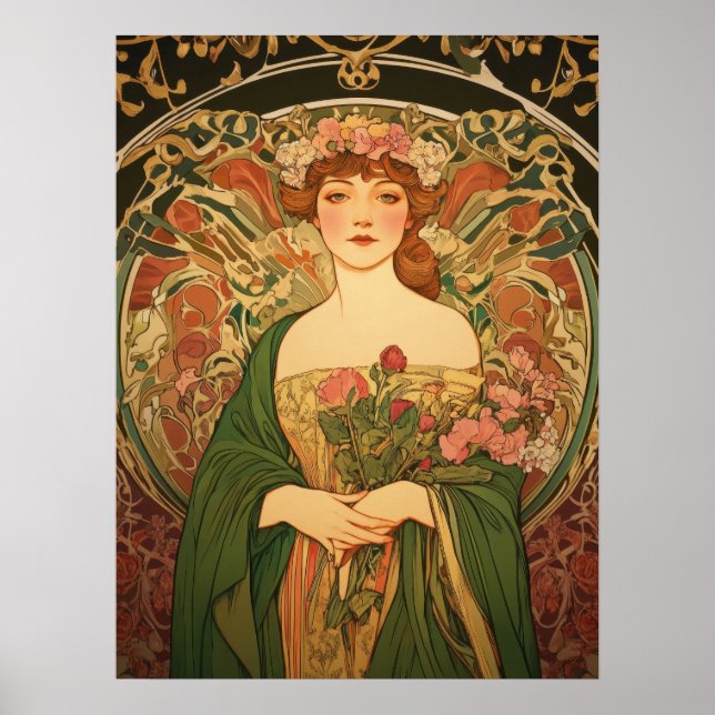Poster Alphonse Mucha (Frente)