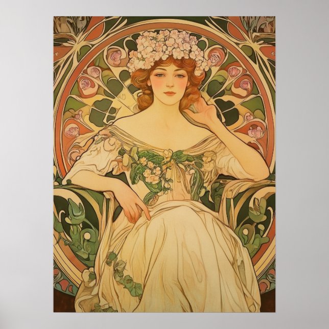 Poster Alphonse Mucha (Frente)