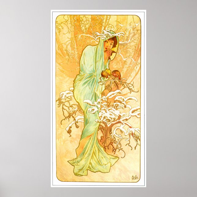Poster Alphonse Mucha (Frente)
