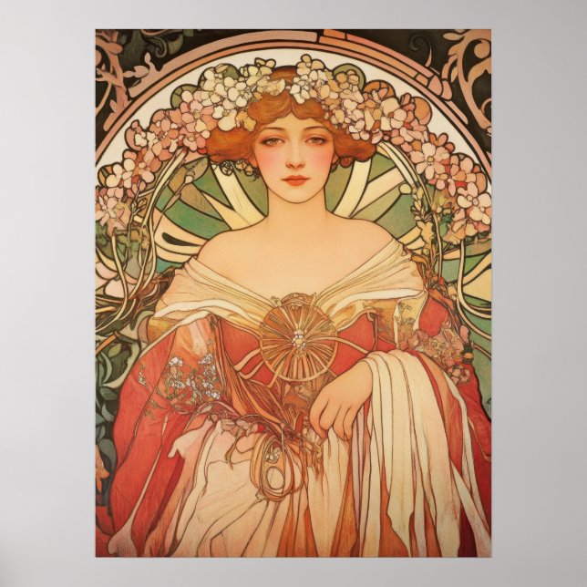 Poster Alphonse Mucha (Frente)