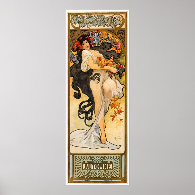 Poster Alphonse Mucha (Frente)
