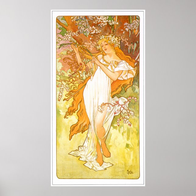 Poster Alphonse Mucha (Frente)