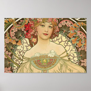 Poster Alphonse Mucha - Art Nouveau Master