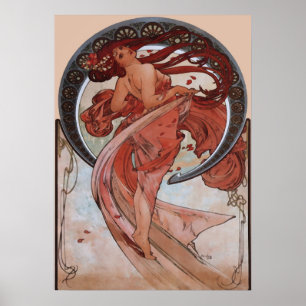 Poster Alphonse Mucha - Dança