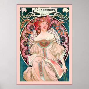 Poster ~ Alphonse Mucha de F. Champenois