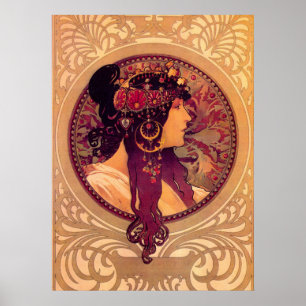 Poster Alphonse Mucha - Donna Orechini