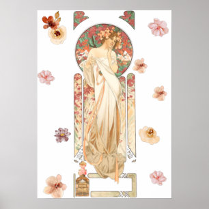 Poster Alphonse Mucha - Essência Sylvanis Litografia