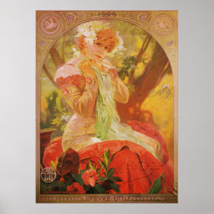 Póster Alphonse Mucha LeFevre Utile