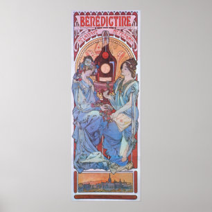 Póster Alphonse Mucha. Lorenzaccio, 1896