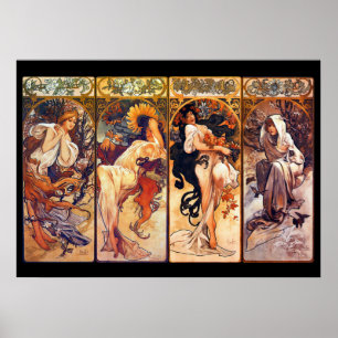 Poster Alphonse Mucha Nouveau Tableau #37