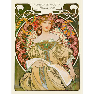 Poster Alphonse Mucha Rêverie DaydreC0879 Art Nouveau