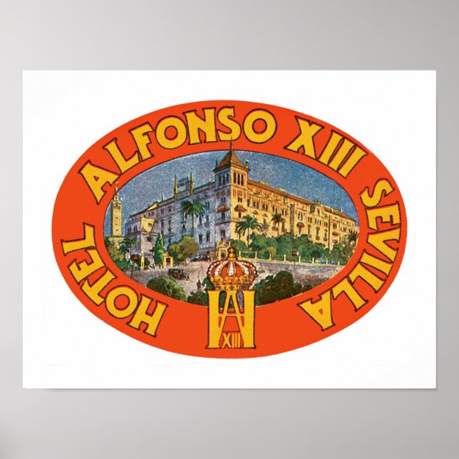 Póster AlphonsoXIII Sevilha (Frente)