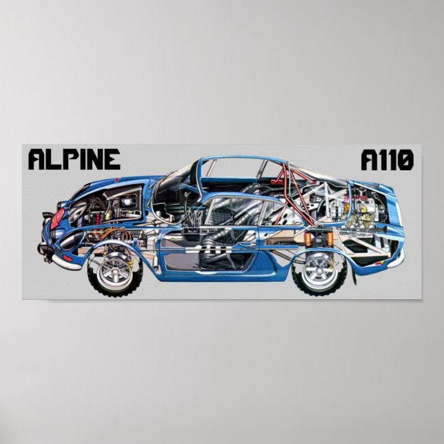 PÓSTER ALPINA A110 (Frente)
