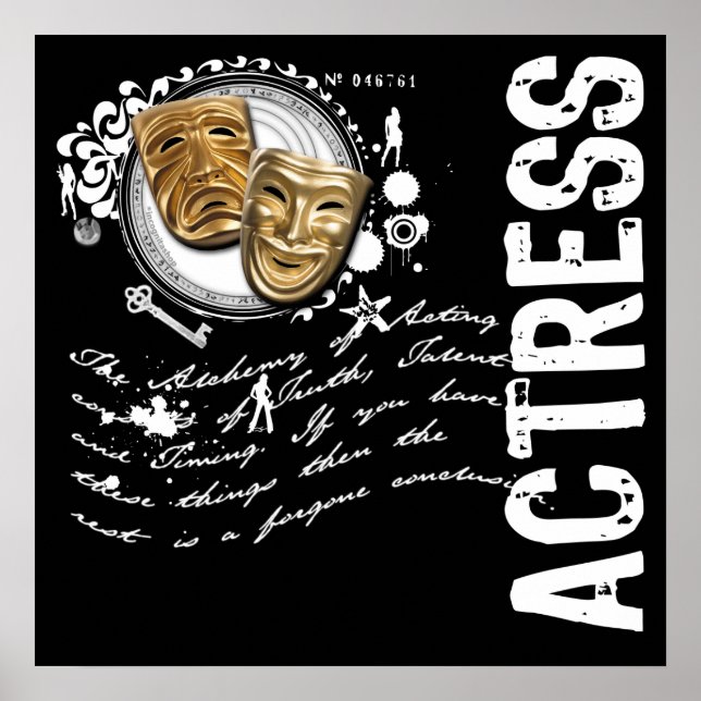 Póster Alquimia atriz de Atuação (Frente)