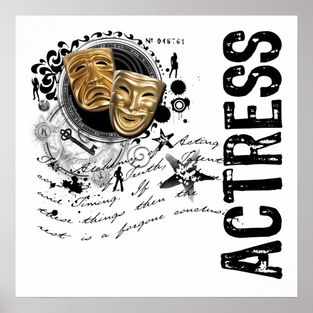 Póster Alquimia atriz de Atuação (Frente)