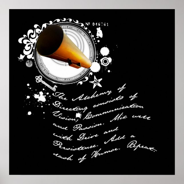 Póster Alquimia de direção (Frente)