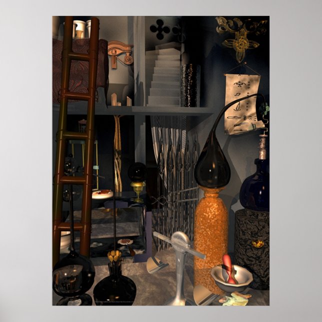 Poster Alquimia do eterno (Frente)