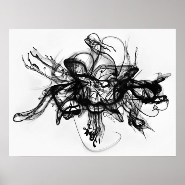 Póster Alquimia - Tinta na Água (Frente)