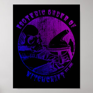 Poster Alquimista de Bruxaria com Ordem Mágica