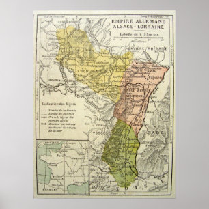 Póster Alsácia-Lorena