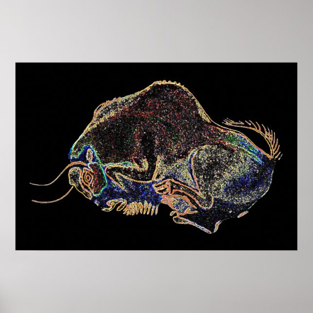 Poster Altamira Bison na Psicedelivisão (Frente)