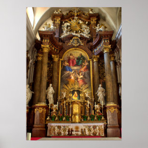 Póster Altar Alserkirche Viena Áustria