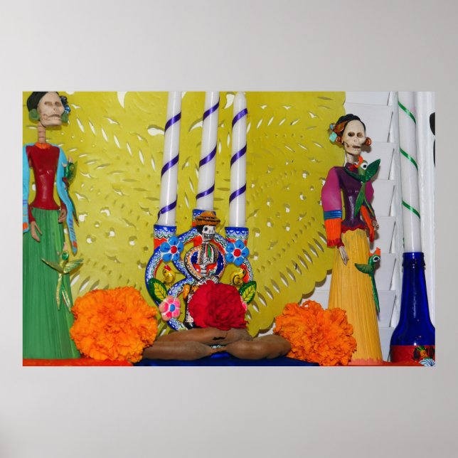 Póster Altar Catrinas (Frente)