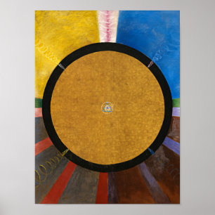Poster Altarpart, Grupo X, nº 3, por Hilma af Klint