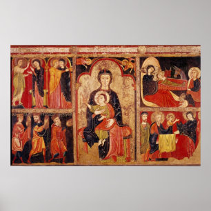 Poster Altarpiece de St. Maria de Avila