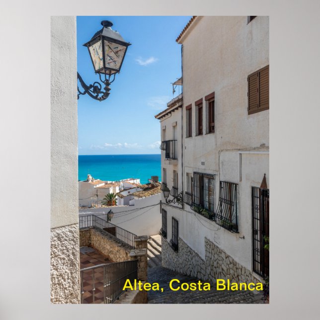 Poster Altea, Cost Blanca, Espanha (Frente)