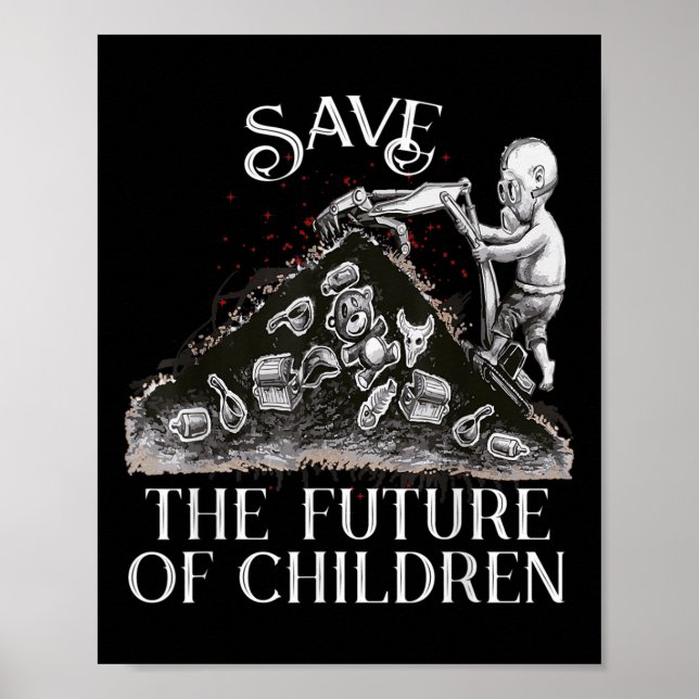 Poster Alteração climática de proteção ambiental sem plás (Frente)