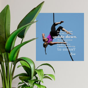 Póster Alteração faceada Inspiracional