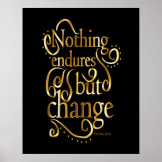 Póster Alteração Positiva Cotação Motivacional