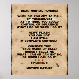 Poster Alterações climáticas