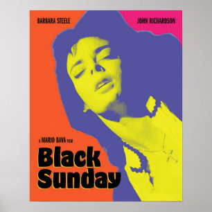 Poster Alternativo de Cinema Black Sunday 1960
