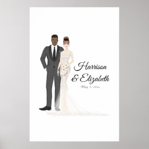 Poster Alternativo do Livro de Convidado de Casamento de