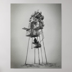 Poster Alto Aumento de Futuros Incertos