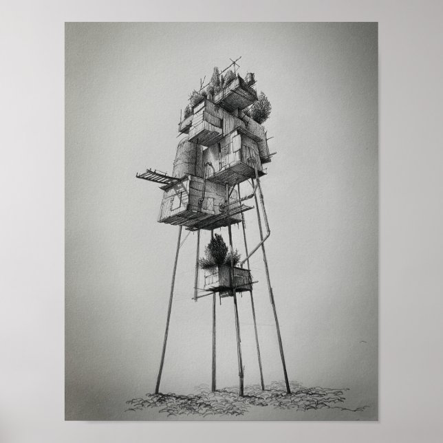 Poster Alto Aumento de Futuros Incertos (Frente)