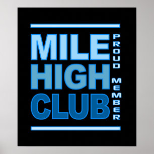 Poster alto do clube da milha