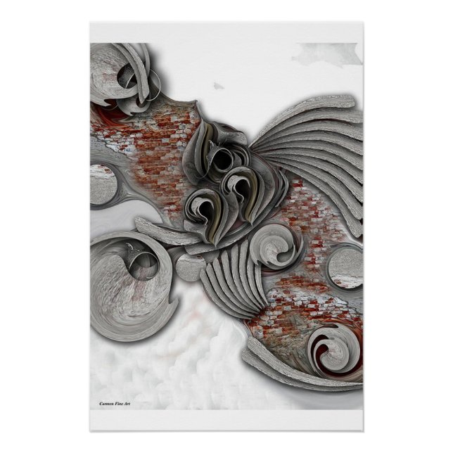 Póster "Alto esboço de sentimento puro", Poster brilhante (Frente)